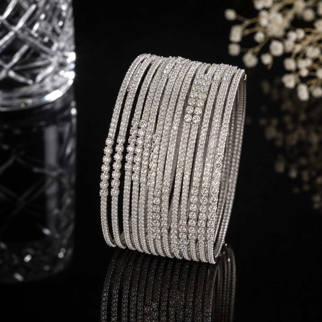 Luxury AD Bangle Set – Rs. 6850