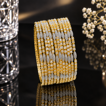 Luxury AD Bangle Set – Rs. 6850