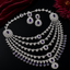 Luxury Crystal Bridal Necklace Set - Rs 7950