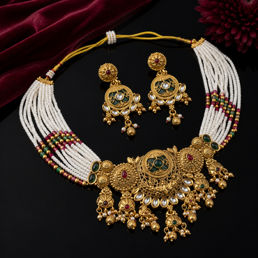 Pearl Bridal Set – Rs. 6050
