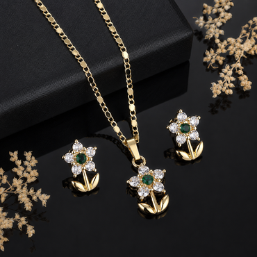 Flower Pendant Set – Rs. 2650