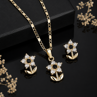 Flower Pendant Set – Rs. 2650