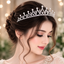Elegant Pearl & Crystal Crown