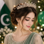 Elegant Pearl & Crystal Crown