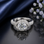 Elegant Oval Crystal Ring