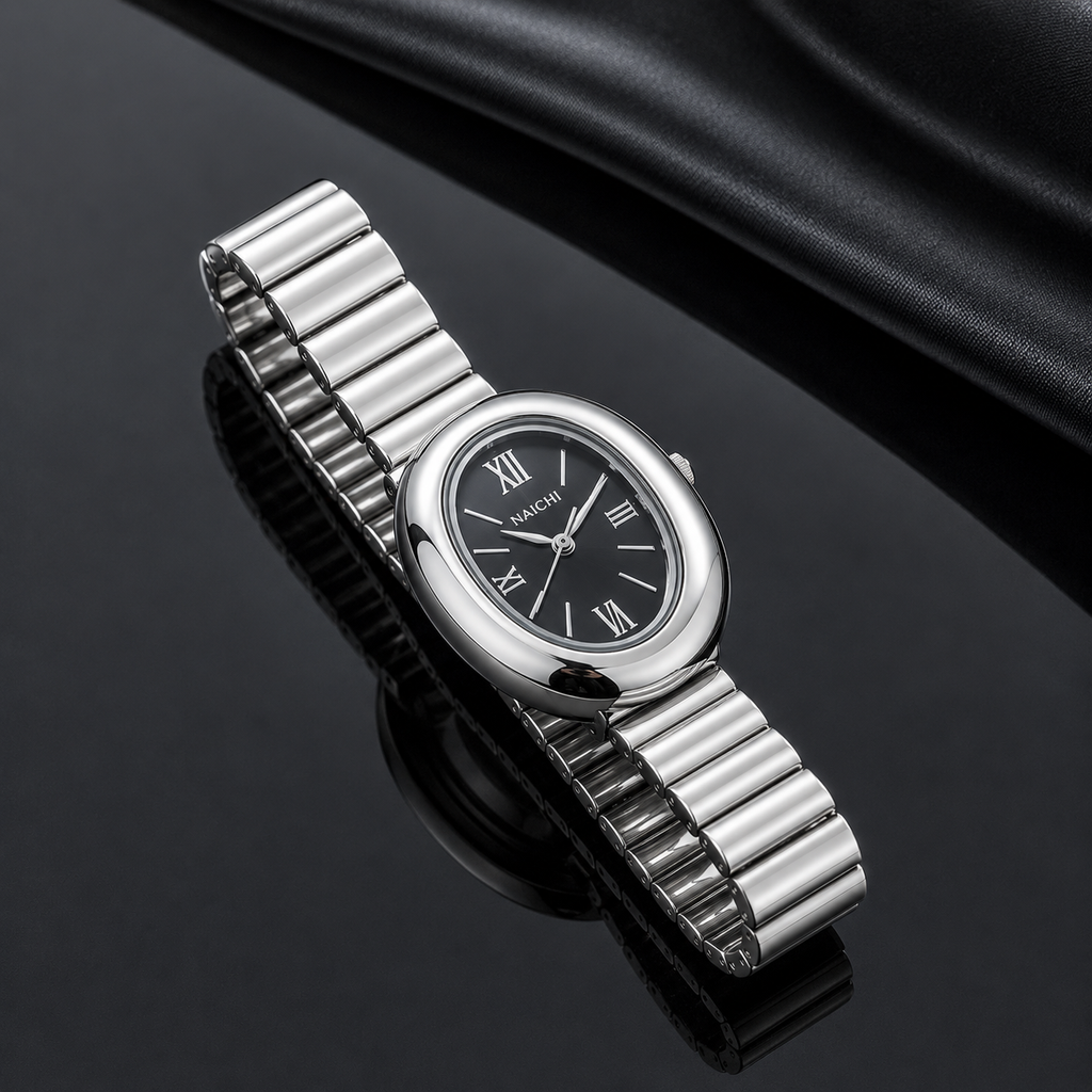 Gold Oval Watch
