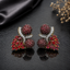 Radiant Gold-Plated Floral Cluster Traditional Earrings