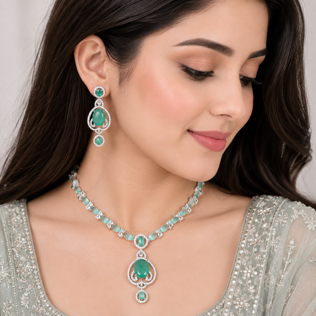 Crystal Necklace Set