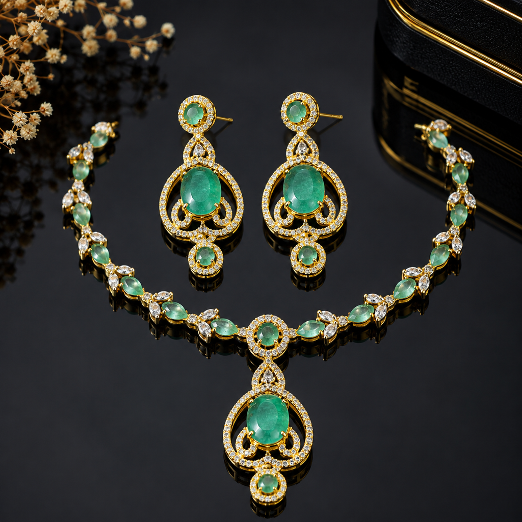 Crystal Necklace Set