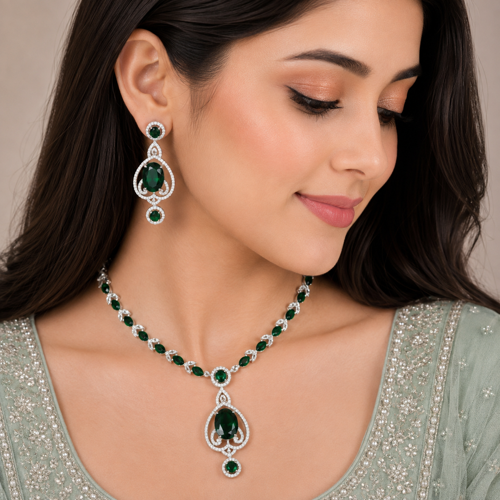Crystal Necklace Set