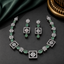 Green Emerald Crystal Necklace Set
