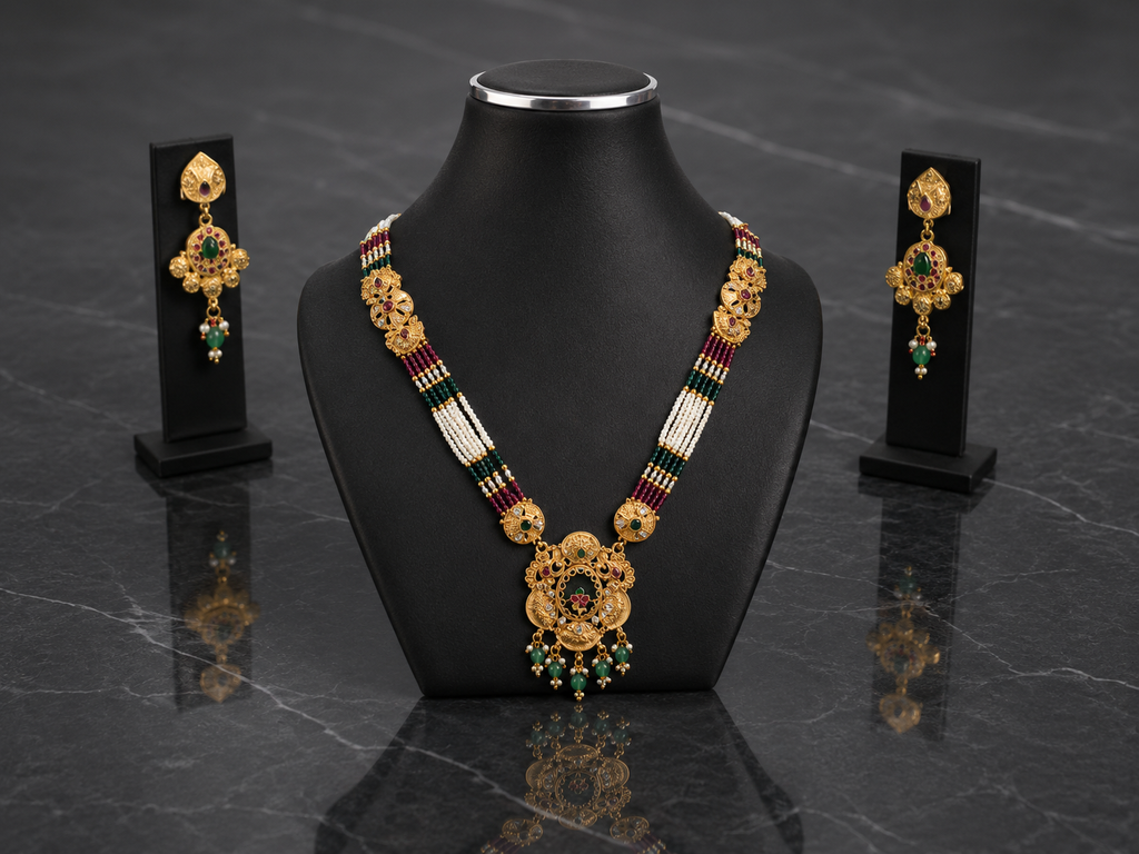 Royal Heritage Traditional Necklace Set - product detail