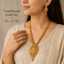Antique Gold Temple Necklace Set