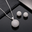 CZ Crystal Ball Locket Set – Rs. 1,050