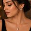 Oval CZ Locket Set – Rs. 650