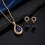 Blue CZ Locket Set – Rs. 850