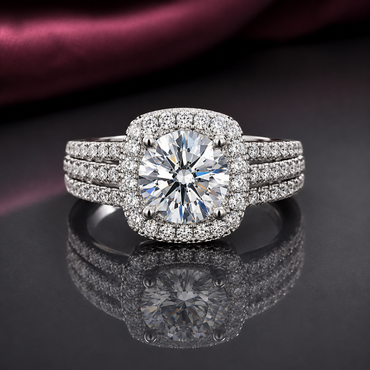 Luxury Halo Ring – Rs. 1250