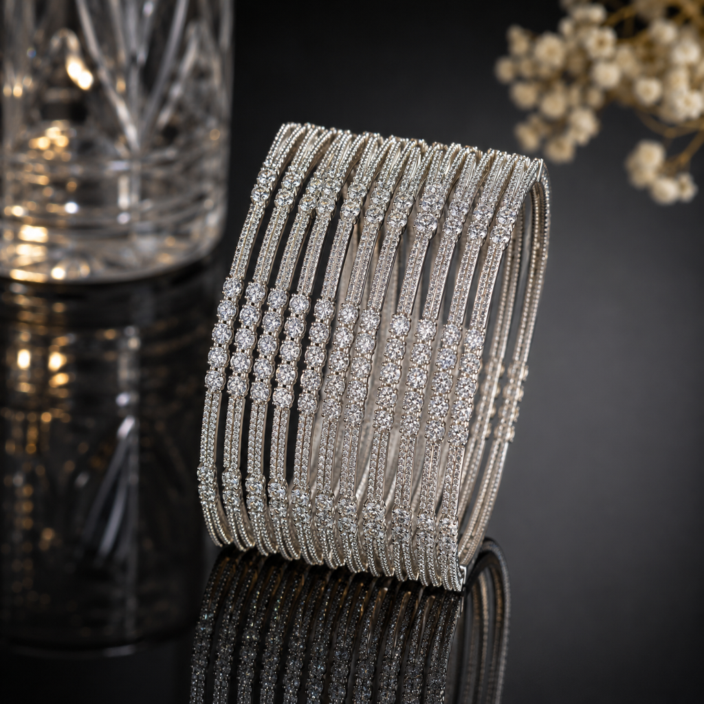 Luxury AD Bangle Set – Rs. 6850