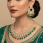 Emerald Green Kundan Bridal Necklace Set
