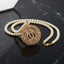 Gold Allah Calligraphy Pearl Necklace