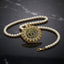 Gold Allah Calligraphy Pearl Necklace