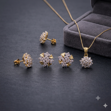 Crystal Snowflake Jewelry Set