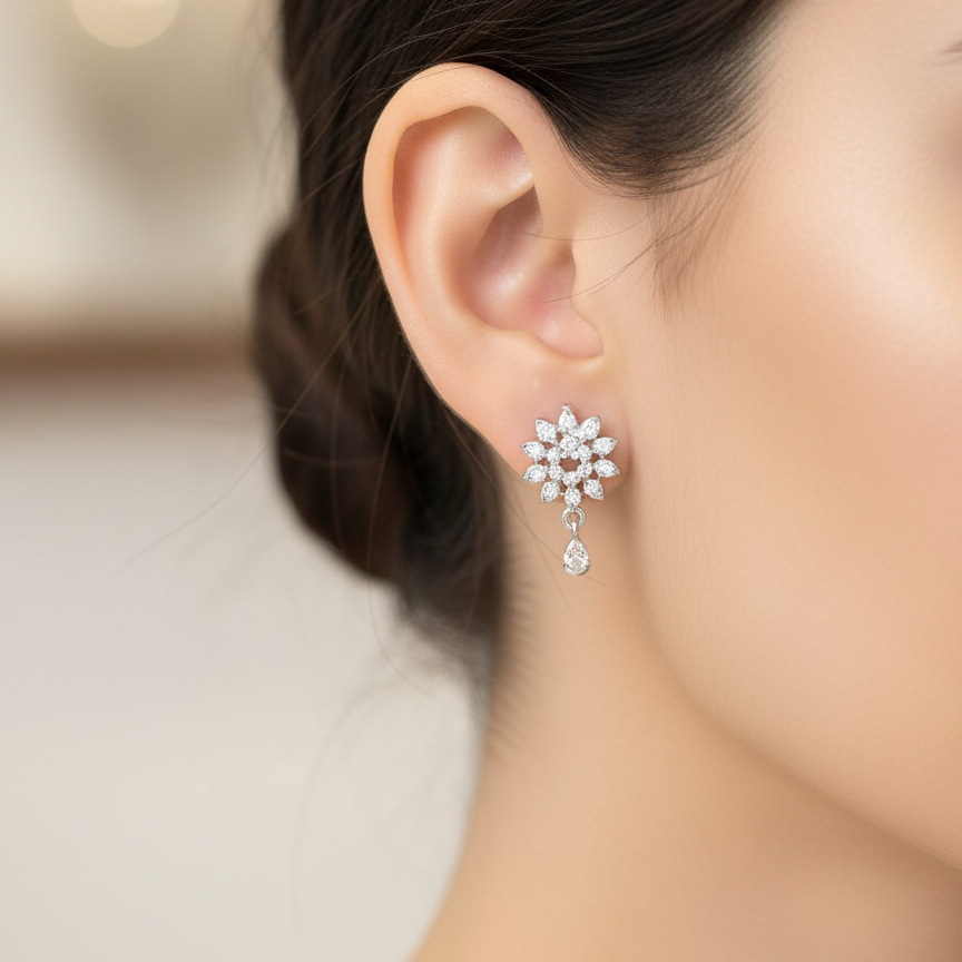 Crystal Bloom Floral Drops