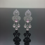 Rose Pink Heart Chandeliers