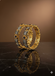 Openable Black Gold Traditional Bangles – Bridal Jewelry Pakistan