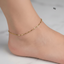 Destiny Minimal Gold Chain Anklet