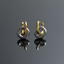 Destiny Dual Tone Hoop Earrings