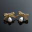 Destiny Pearl Bow Drop Earrings