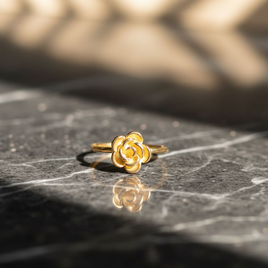 Destiny Rose Bloom Ring