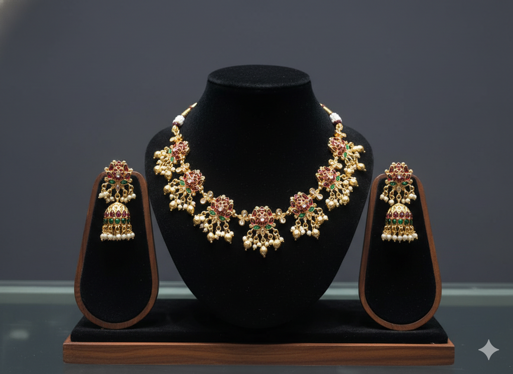 Destiny Royal Kundan Bridal Necklace Set