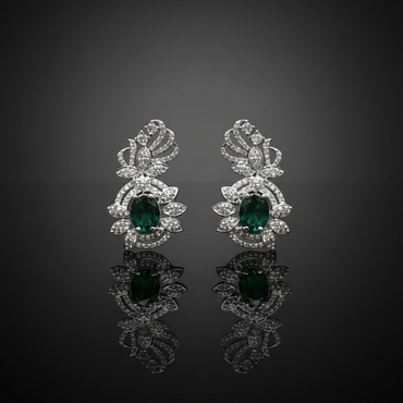 Destiny Luxury Emerald Drop Earrings