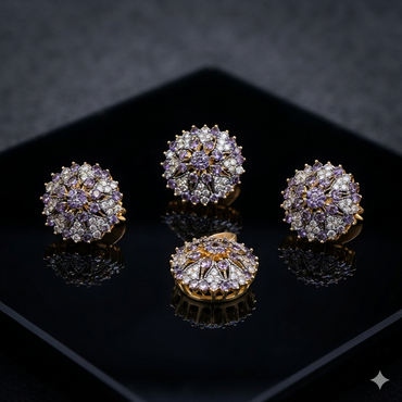 Vintage Floral Jewelry Set