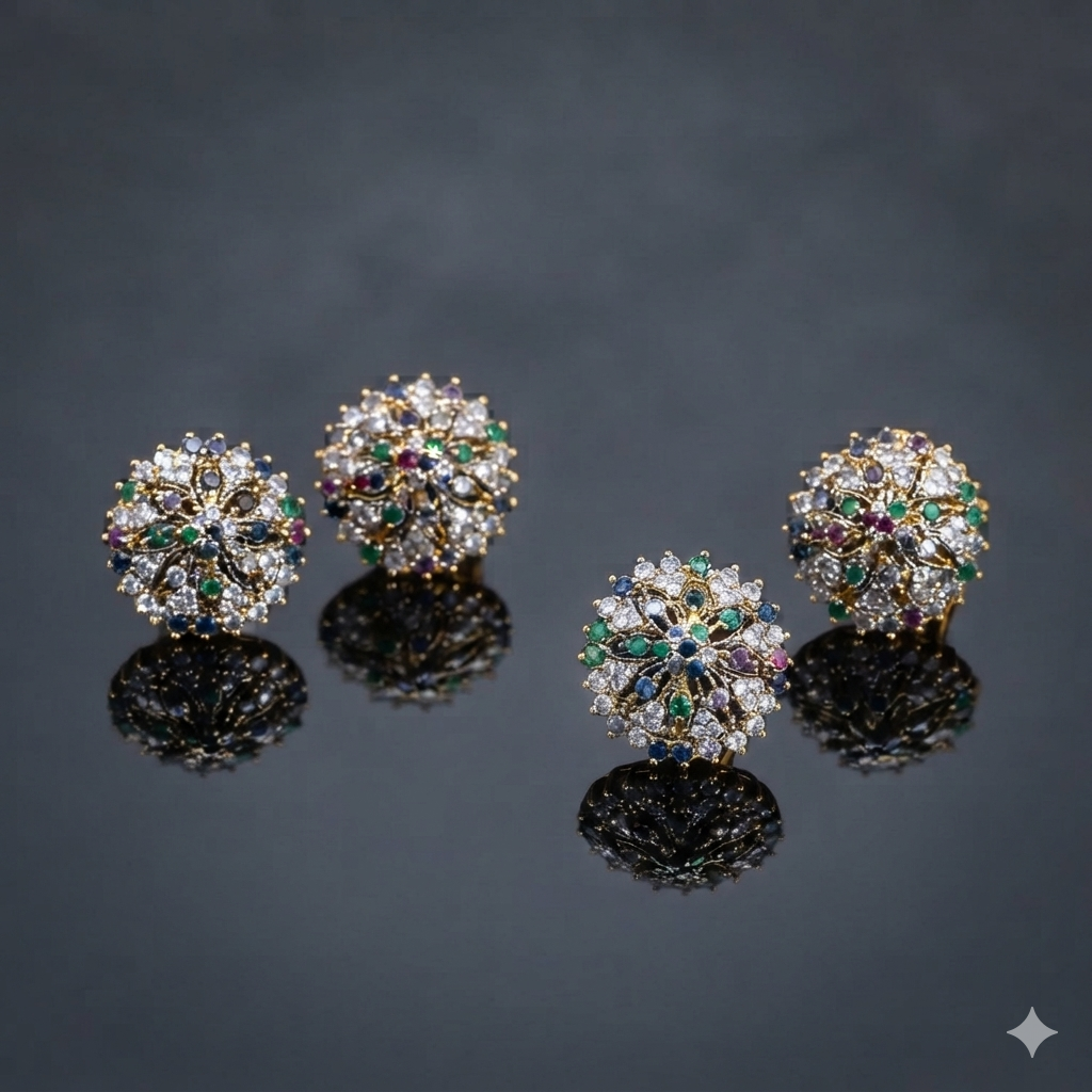 Vintage Floral Jewelry Set