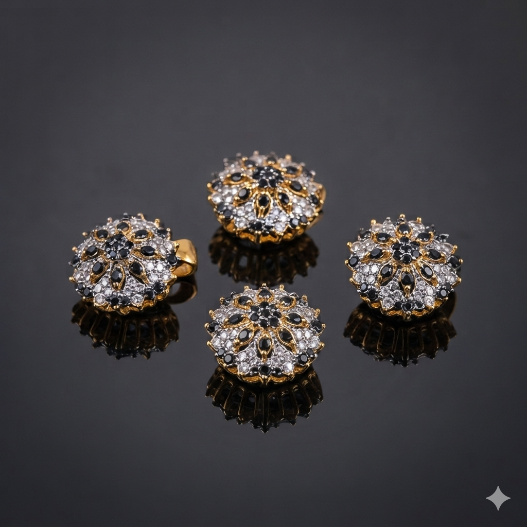 Vintage Floral Jewelry Set