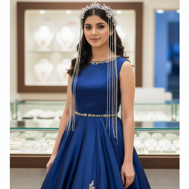 Premium Pearl and Crystal Bridal Headpiece – Elegant Pearl Drop Design
