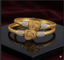 Gold Filigree Rose Knot Kadas