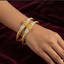 Gold Filigree Rose Knot Kadas