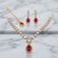 Royal Ruby Pink Crystal Set