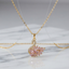 Swan Pendant Necklace - Stainless Steel Gold-Tone Locket