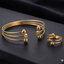 Minimalist Geometric Cuff & Ring Set
