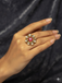 Antique Round Kundan Cocktail Ring