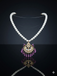 Kundan Chandbali Pearl Mala