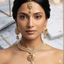 Traditional Kundan Bridal Necklace Set with Maang Tikka