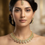 Mint Green Jade Floral Choker Set
