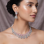 Pavé Floral & Pink Quartz Jhumka Set