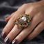 Antique Baroque Pearl Statement Ring
